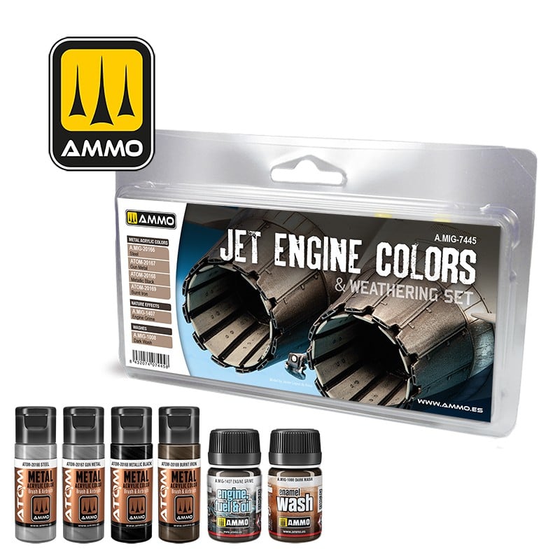 Ammo Jet Engines Colors & Weathering Set