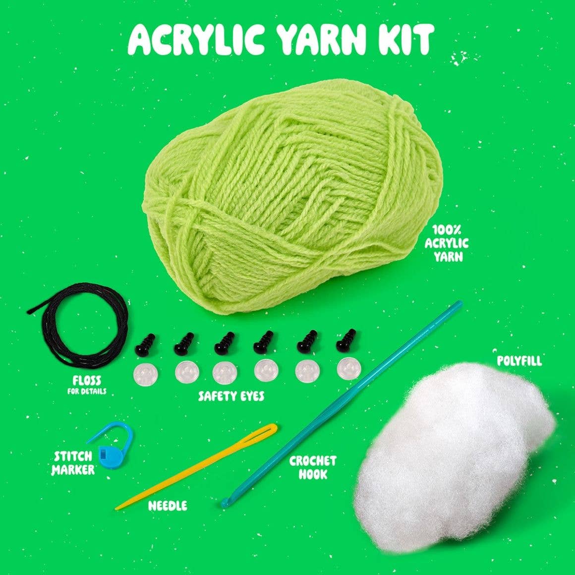 Bucilla ® Amigurumi Crochet Kit - Triplets in a Pod 5"