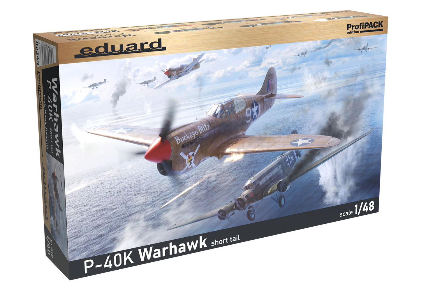 Eduard 1/48 P-40K Warhawk short tail PROFIPACK - 82243