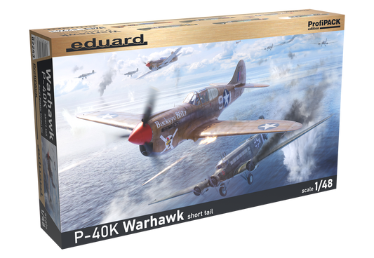 Eduard 1/48 P-40K Warhawk short tail PROFIPACK - 82243