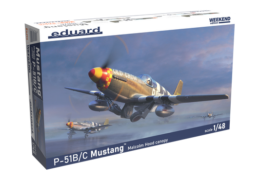 Eduard 1/48 P-51B/C Mustang Malcom Hood Canopy WEEKEND EDITION - 84214