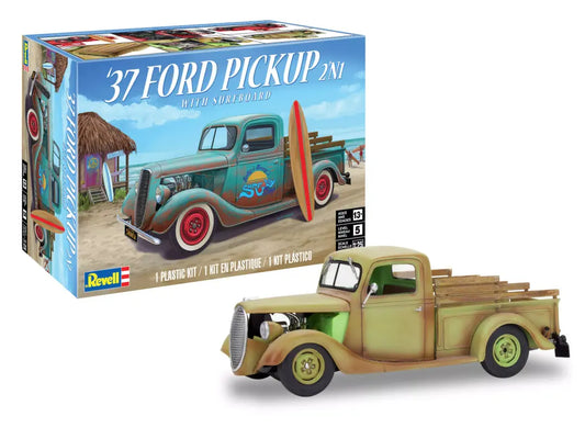 Revell 1/25 1937 Ford Pickup Street Rod with Surf Board