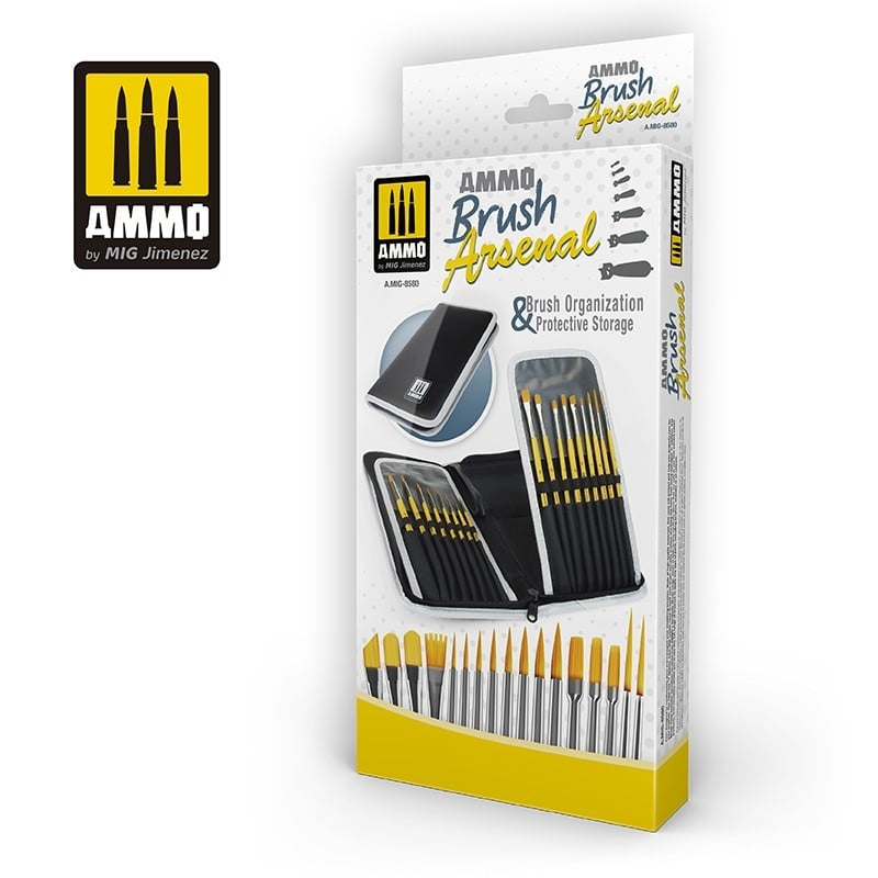 Ammo AMMO Brush Arsenal - Brush Organization & Protective Storage