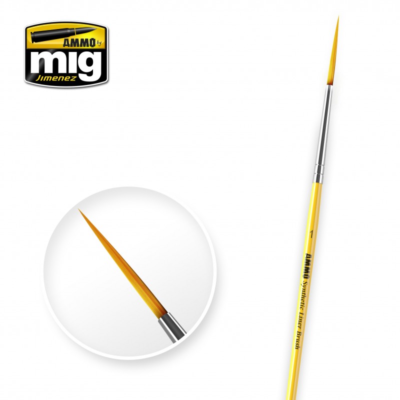 AMMO 1 SYNTHETIC LINER BRUSH 8591