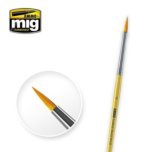 AMMO 4 SYNTHETIC ROUND BRUSH 8615