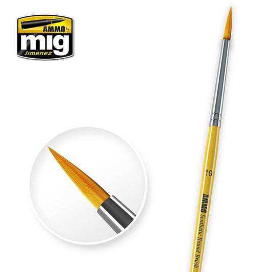 AMMO 10 SYNTHETIC ROUND BRUSH 8617