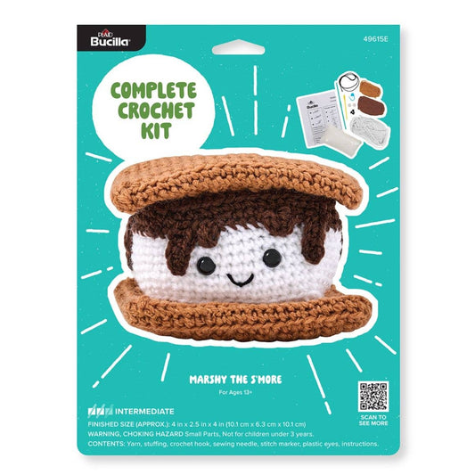Bucilla ® Amigurumi Crochet Kit - Marshy the S'More 5"