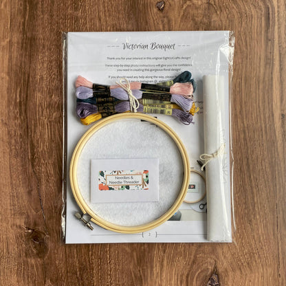 Victorian Bouquet Embroidery Kit