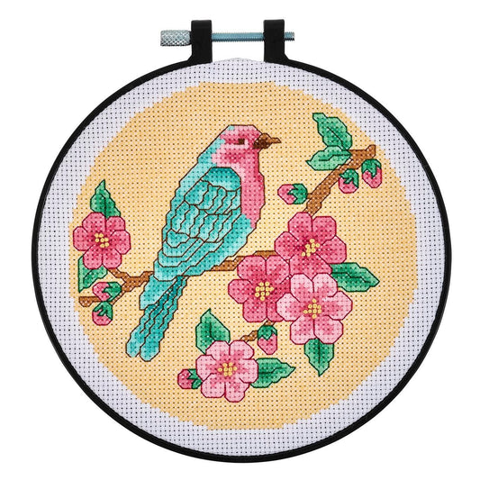 Bucilla ® Counted Cross Stitch Kit - Calming Bird 6"