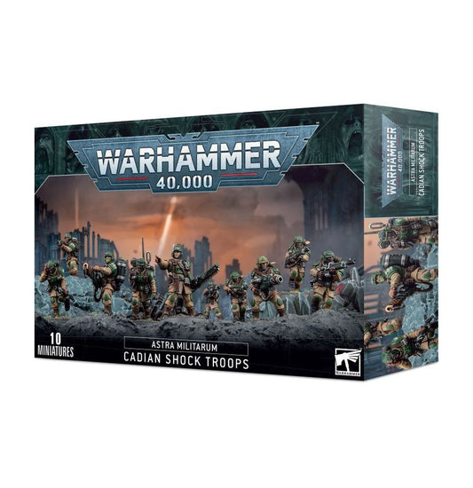 Warhamer 40,000 Astra Militarum Cadian Shock Troops