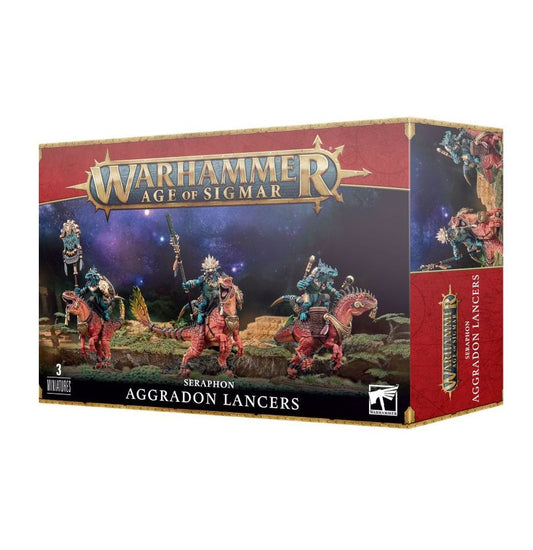 Warhammer age of sigmar seraphon Aggradon Lancers