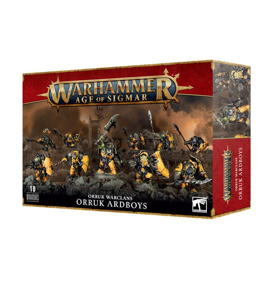 Warhammer age of sigmar Orruk Warclans Ardboyz