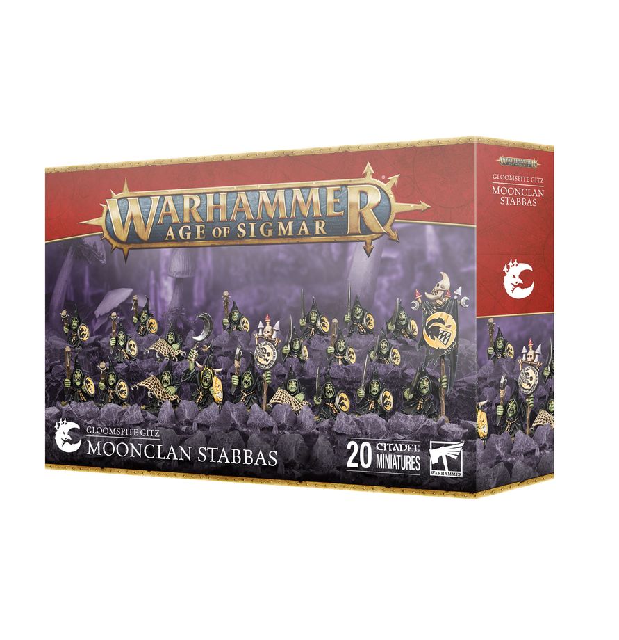 Warhammer age of sigmar Gloomspite Gitz Moonclan Stabbas