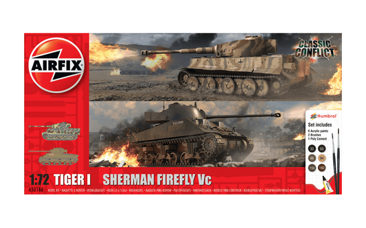 Airfix 1/72 Classic Conflict Tiger 1 vs Sherman Firefly