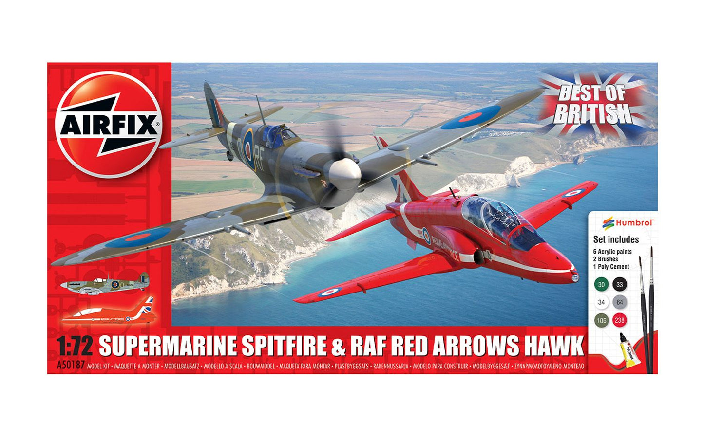 Airfix 1/72 Best of British Spitfire and Hawk