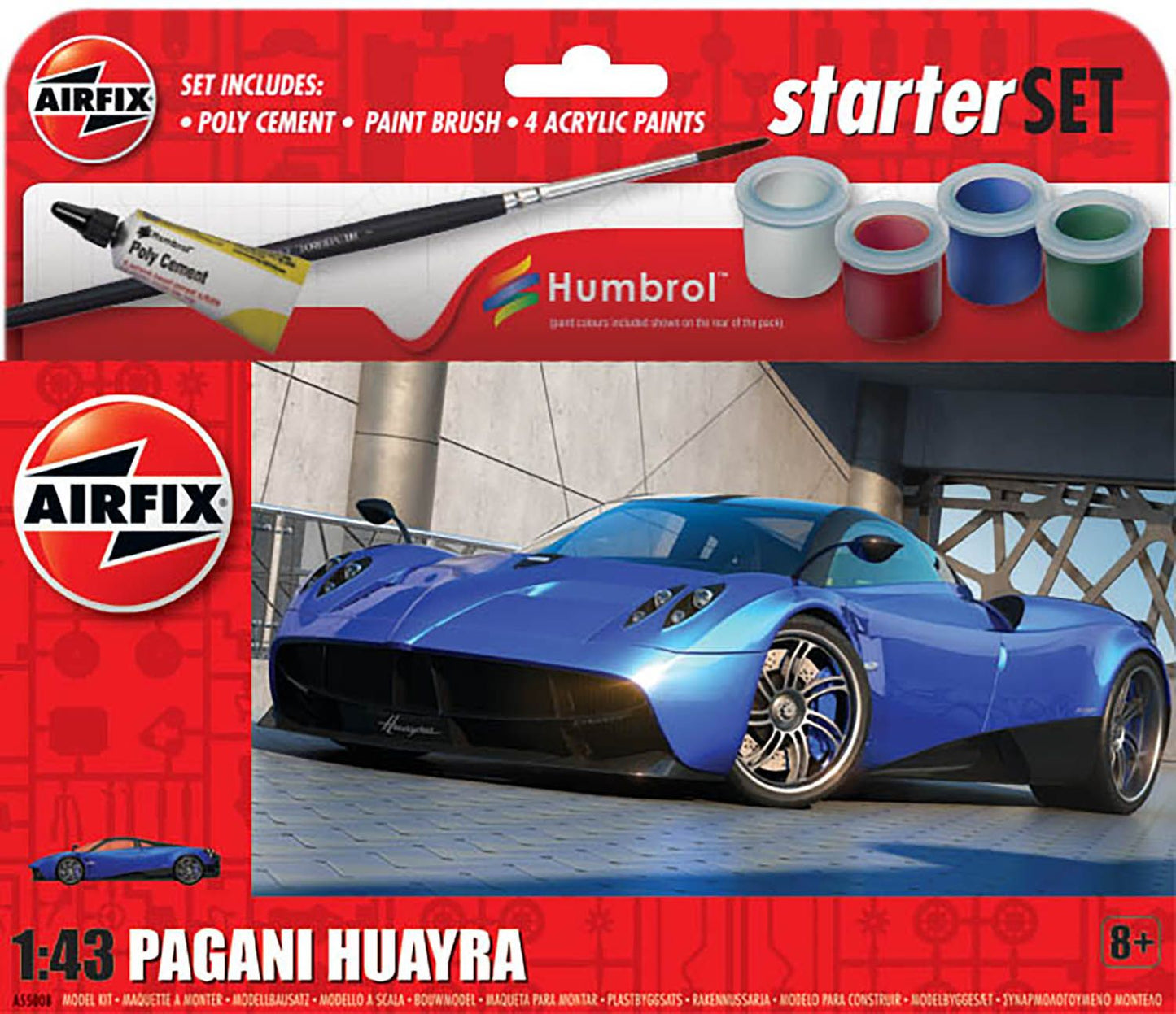 Airfix 1/43 Starter Set - Pagani Huayra
