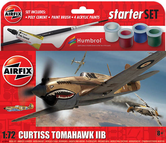 Airfix 1/72 Starter Set - Curtiss Tomahawk IIB