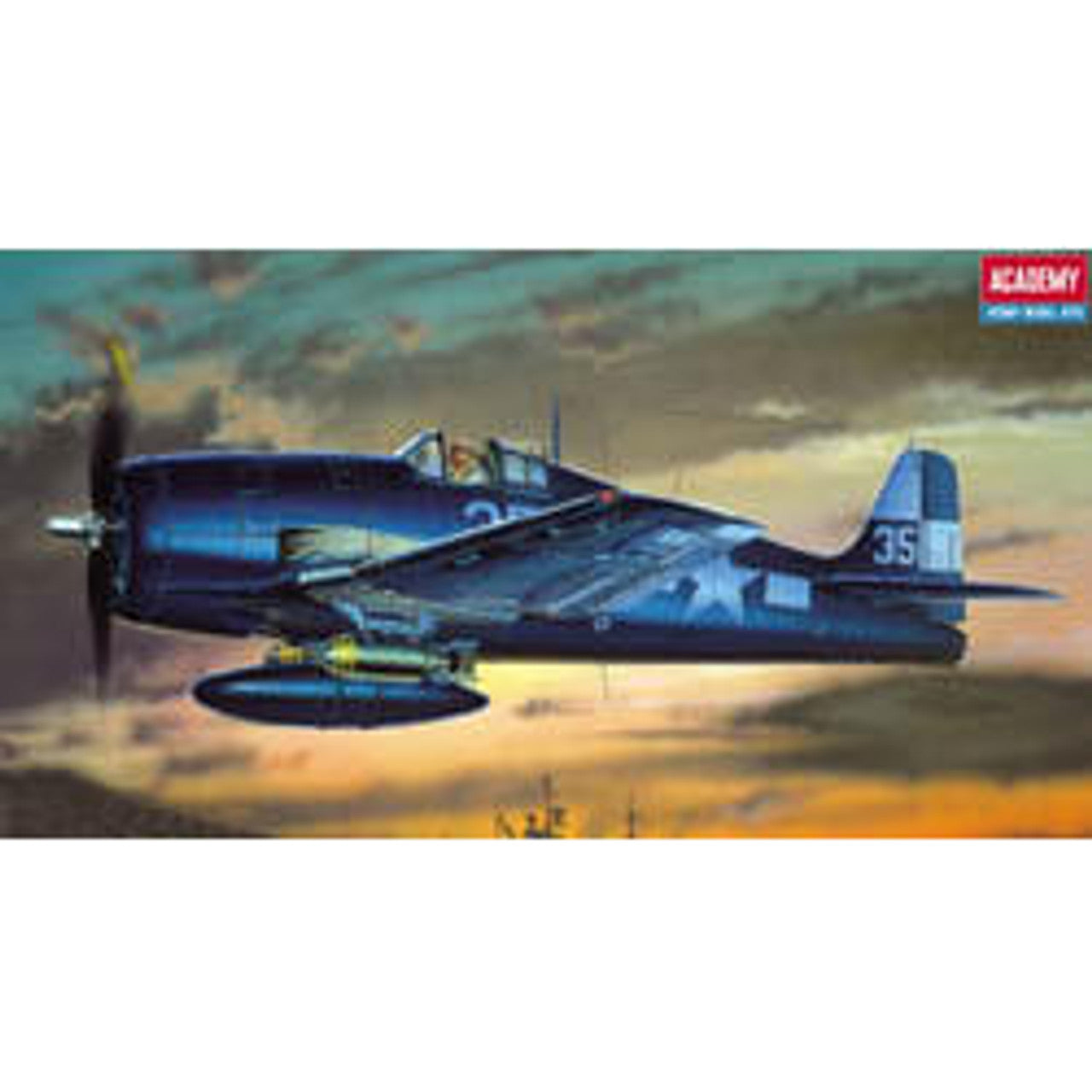 Academy 1/72 F6F3/5 Hellcat US Fighter