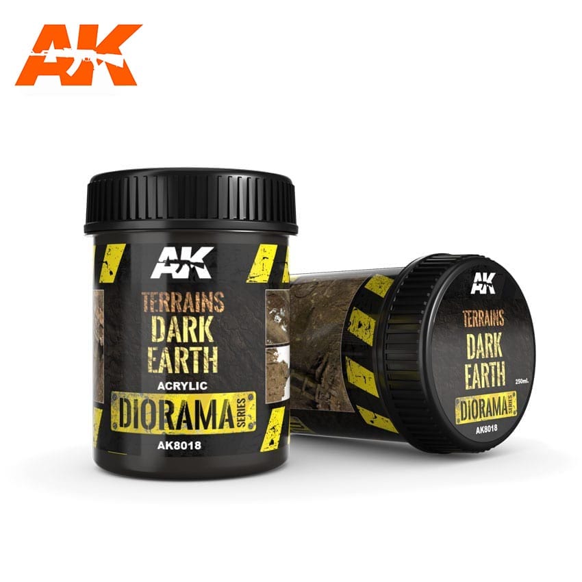 AK Interactive Terrains - Dark Earth 250ml