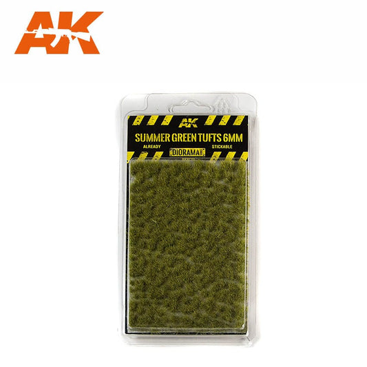 AK Interactive Summer Green Tufts 6MM