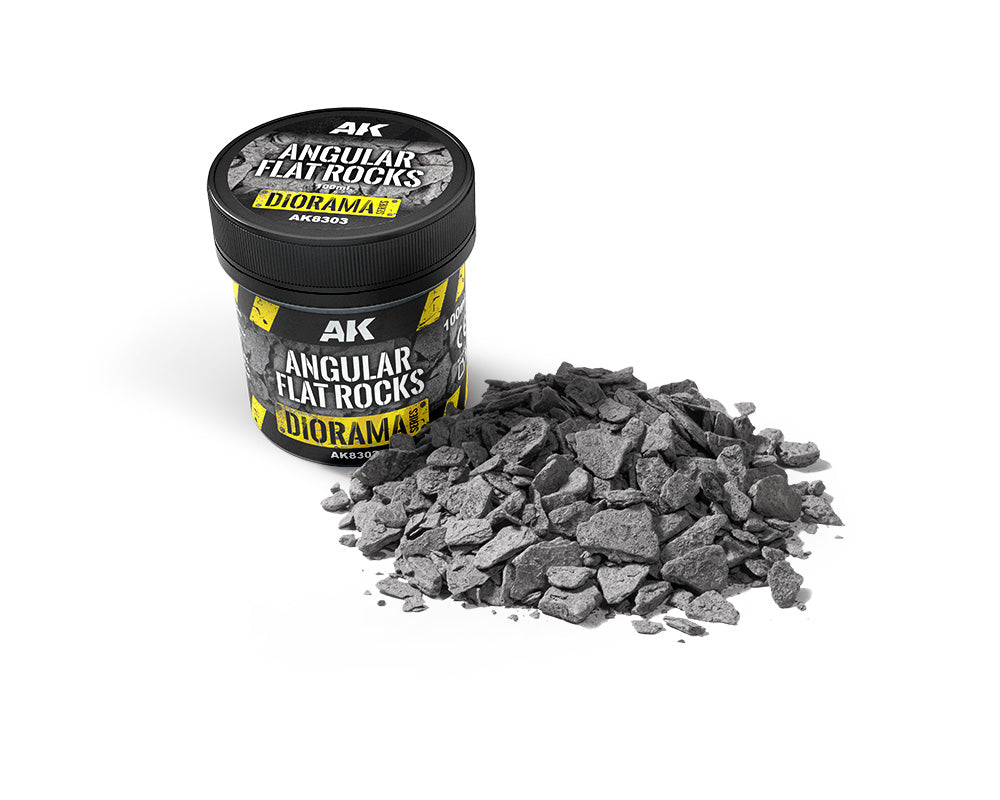 AK Interactive Angular Flat Rocks 100ml