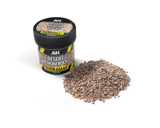 Ak Interactive Desert Medium Rocks 100ml
