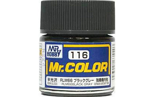 Mr. Hobby - Mr. Color C116 SEMI GLOSS RLM66 BLACK GRAY
