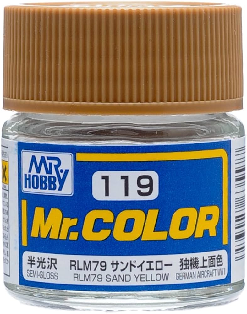 Mr. Hobby - Mr. Color C119 SEMI GLOSS RLM76 SAND YELLOW