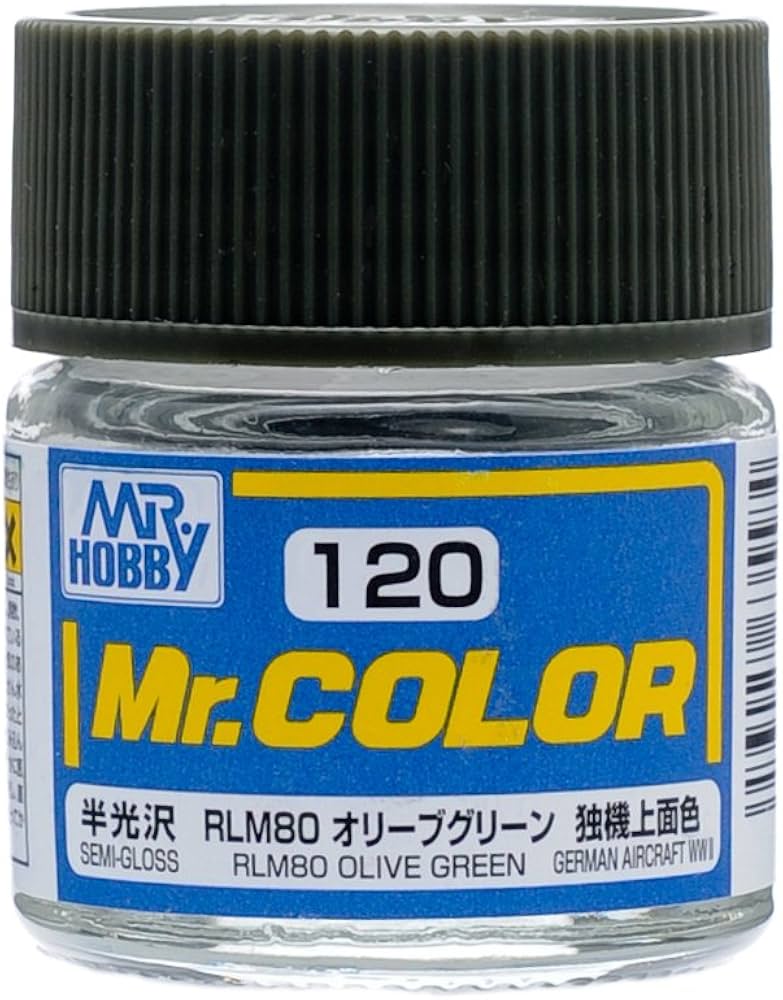 Mr. Hobby - Mr. Color C120 SEMI GLOSS RLM80 OLIVE GREEN
