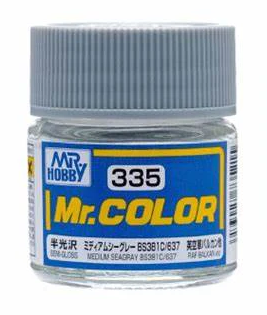 Mr. Hobby - Mr. Color C335 SEMI GLOSS MEDIUM SEAGRAY BS381C637