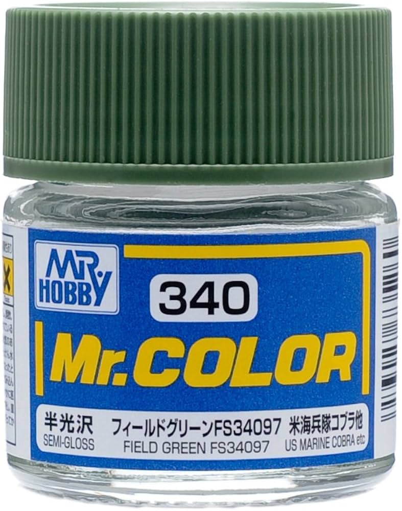 Mr. Hobby - Mr. Color C340 SEMI GLOSS FIELD GREEN FS34097