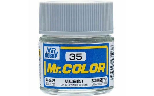 Mr. Hobby - Mr. Color C35 Semi Gloss IJN Gray-Mitsubishi