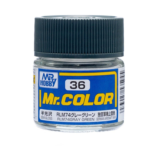 Mr. Hobby - Mr. Color C36 SEMI GLOSS RLM74 GRAY GREEN
