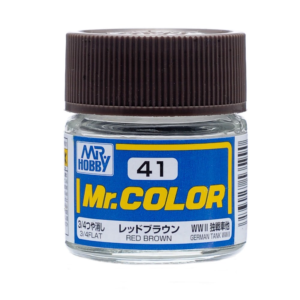 Mr. Hobby - Mr. Color C41 Flat Red Brown
