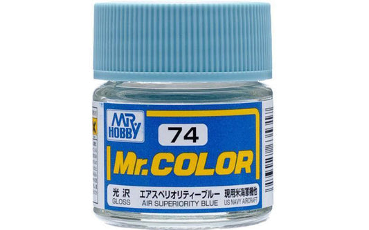 Mr. Hobby - Mr. Color C74 GLOSS AIR SUPERIORITY BLUE
