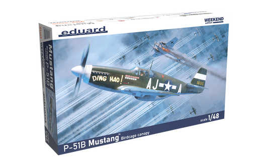 Eduard 1/48 P-51B/C Mustang Birdcage canopy WEEKEND EDITION