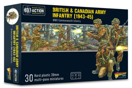 Warlord Games British and Canadian Army Infantry 1943-45