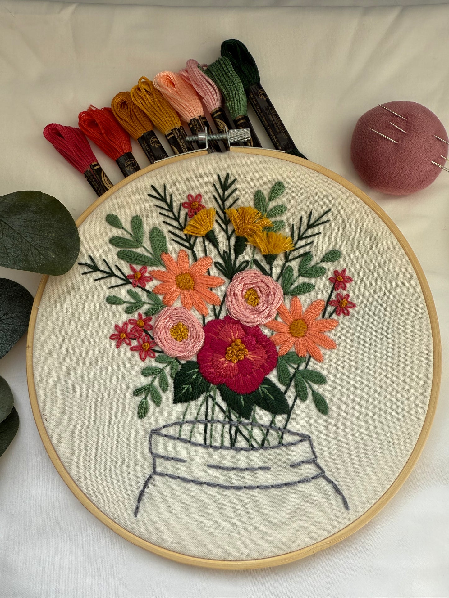 Autumn Bouquet Beginner Embroidery Kit
