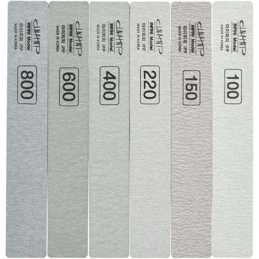 Infiniti Model Premium Zebra Sanding Sticks Full Set 6 piece (100, 150, 220, 400, 600, 800) -  IZB0000