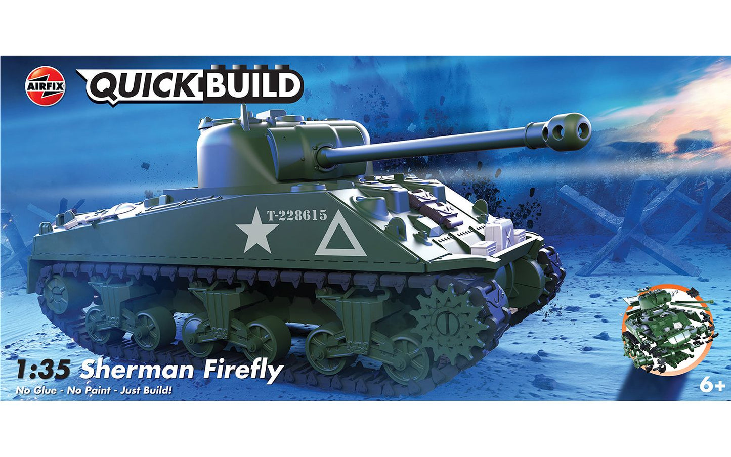 Airfix 1/35 QUICKBUILD Sherman Firefly