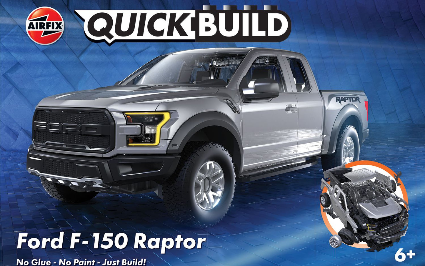 Airfix QUICKBUILD Ford F-150 Raptor - Grey