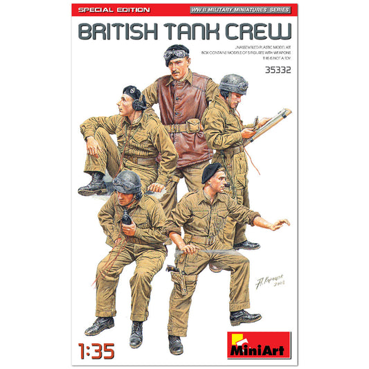 MiniArt 1/35 BRITISH TANK CREW. SPECIAL EDITION