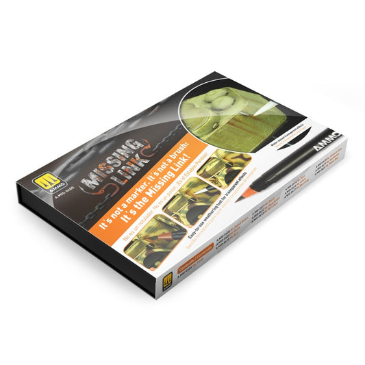 AMMO Missing Link Tanks Watercolor Brush Tip Marker Set