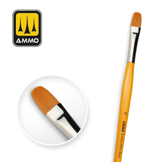 AMMO 10 SYNTHETIC FILBERT BRUSH 8589