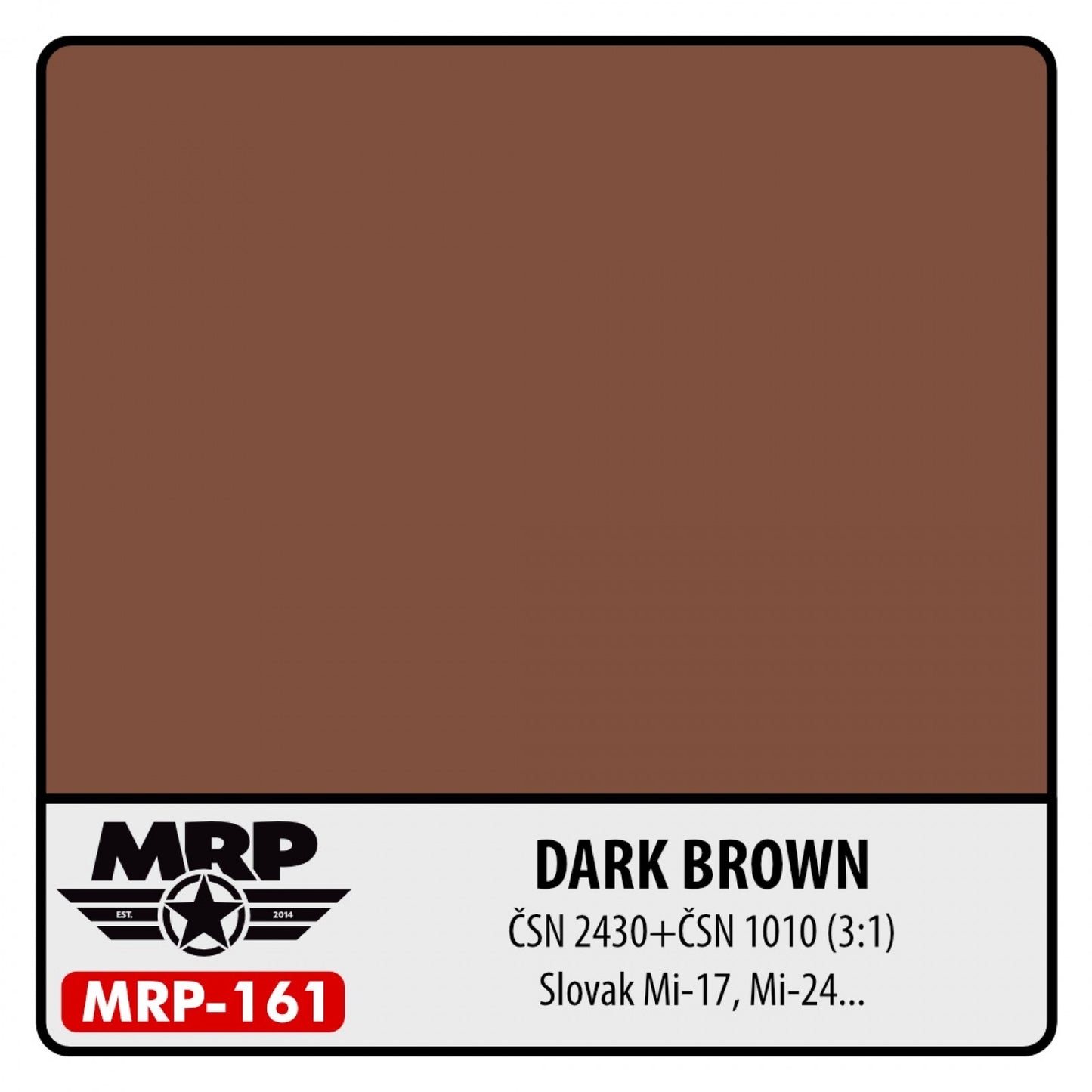 MRP DARK BROWN ČSN 2430/ČSN 1010