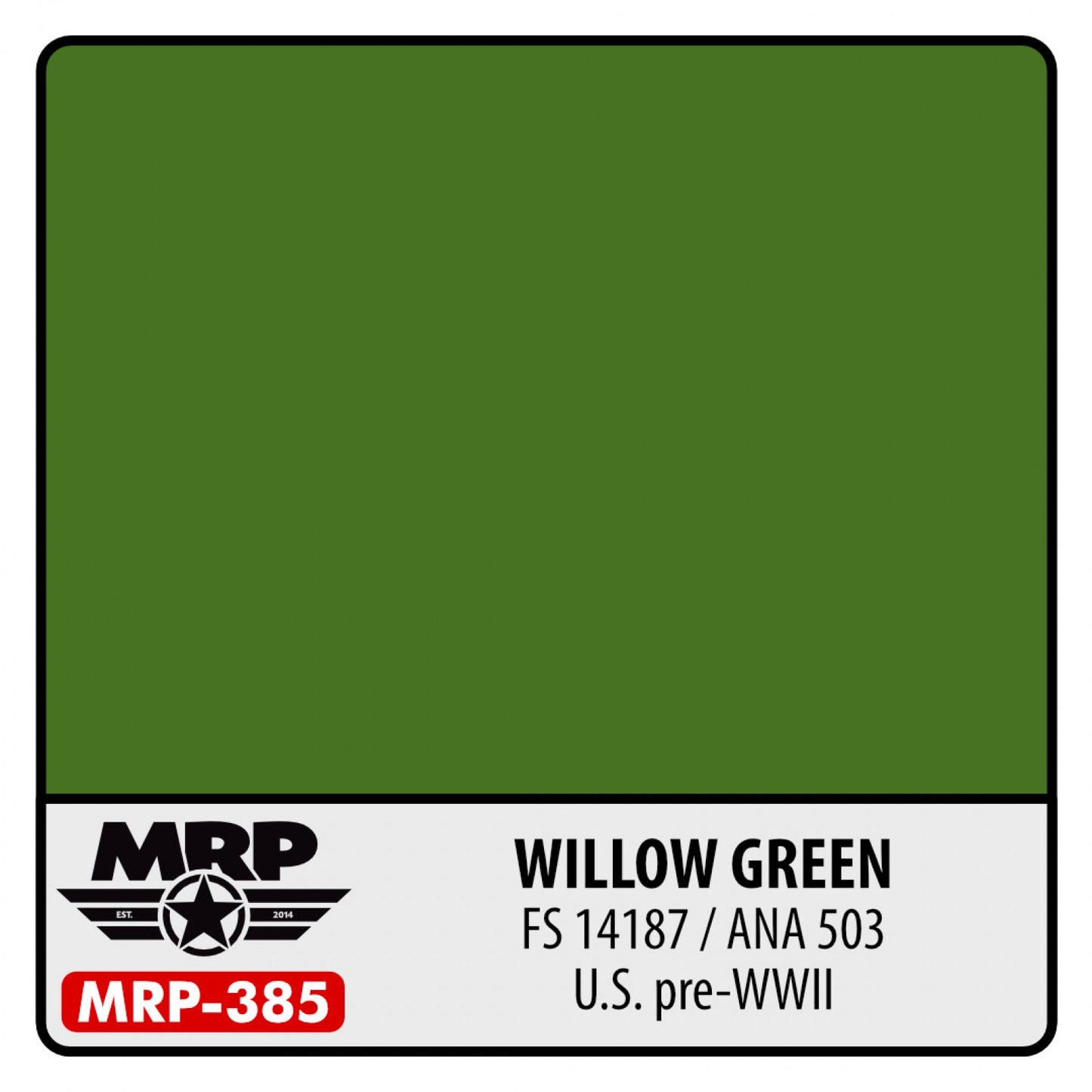 MRP Willow Green (FS 14187, ANA503) - US pre-WWII