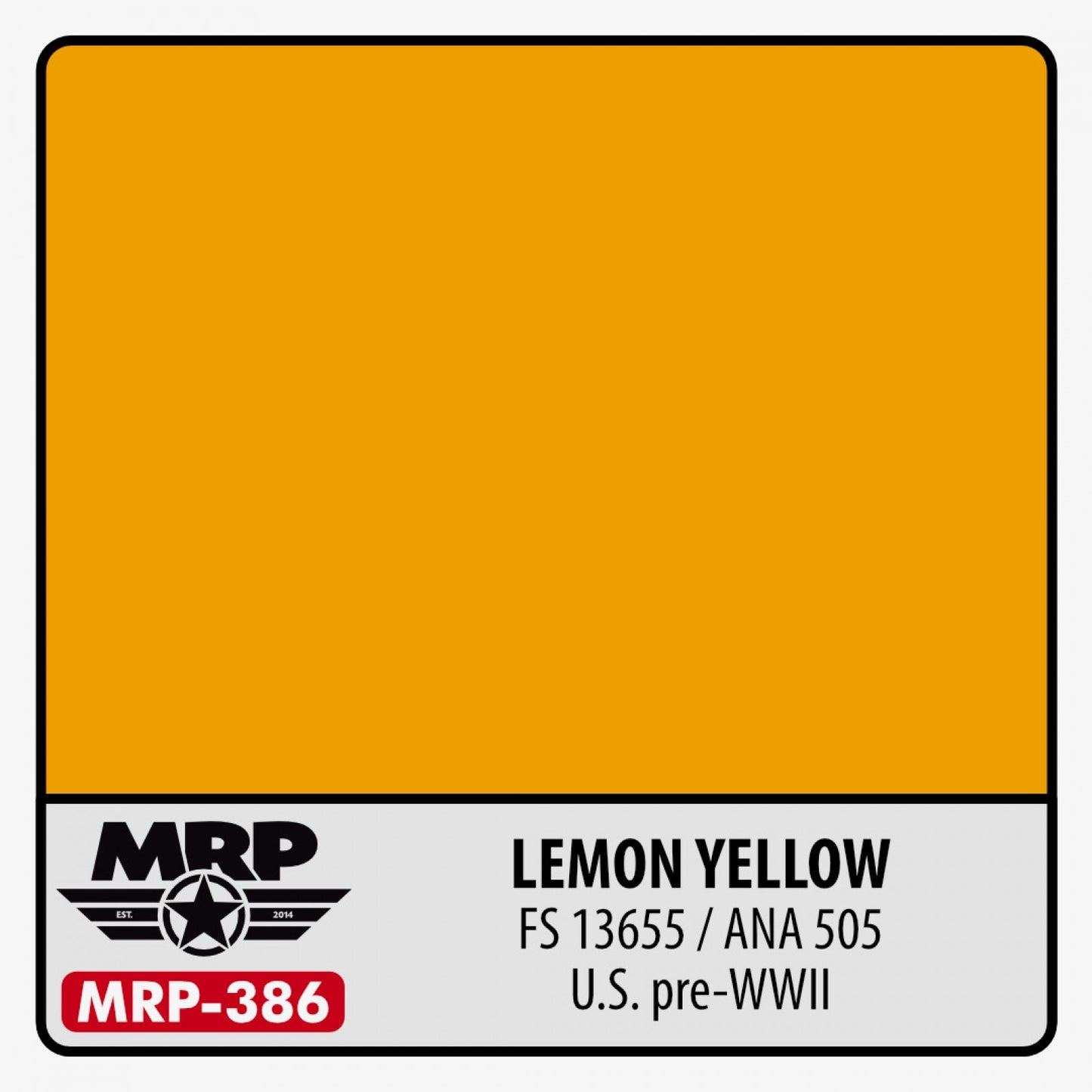 MRP Lemon Yellow (FS 13655, ANA505) - US pre-WWII