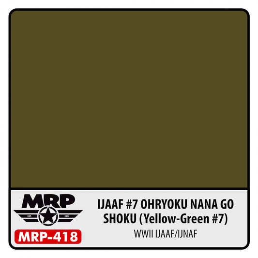 MRP IJAAF #7 Ohryoku Nana Go Shoku (Yellow Green #7)