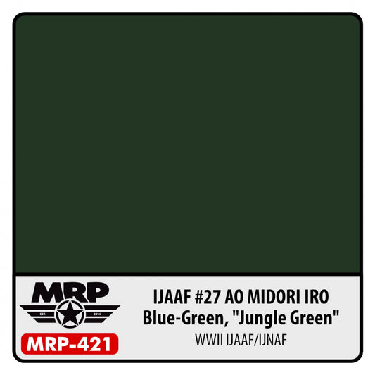 MRP IJAAF #27 Ao Midori Iro (Blue Green, "Jungle Green")