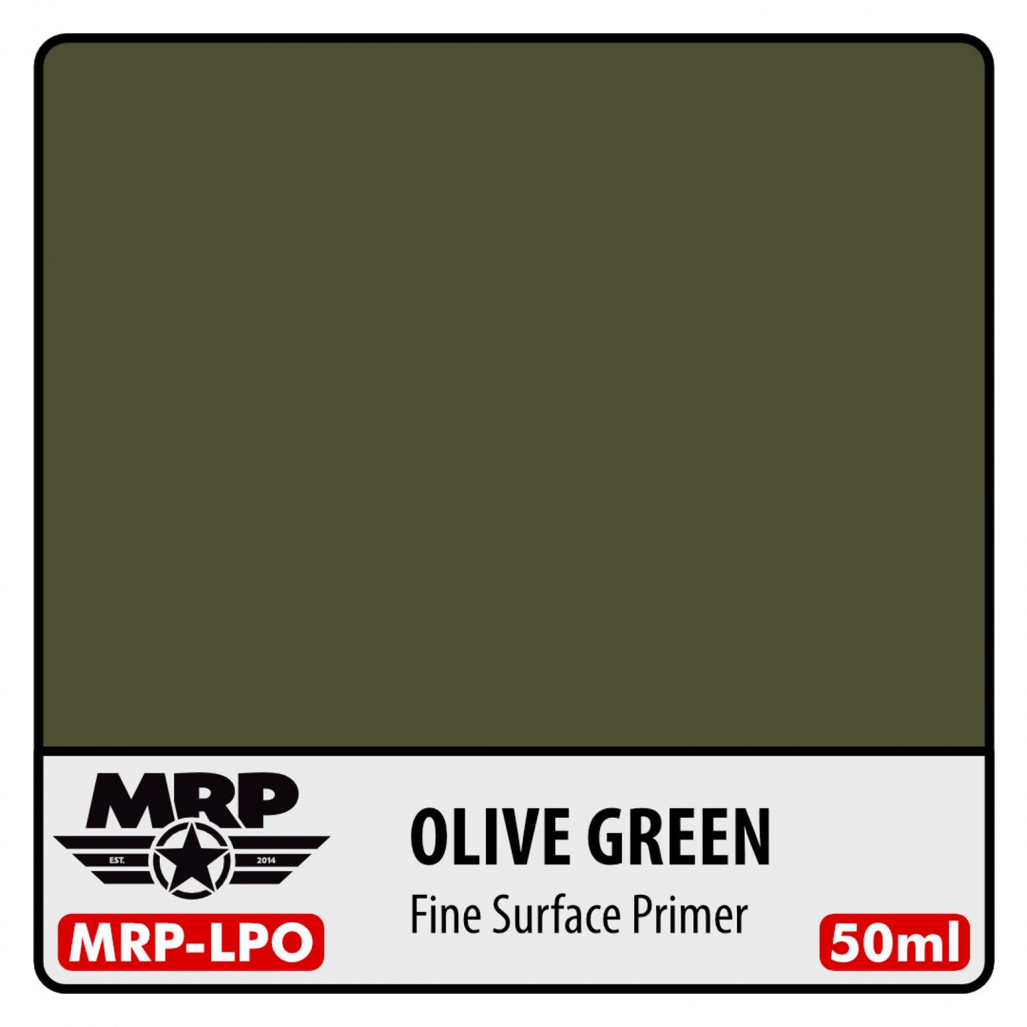 MRP Fine Surface Primer - Olive Green (50ml)